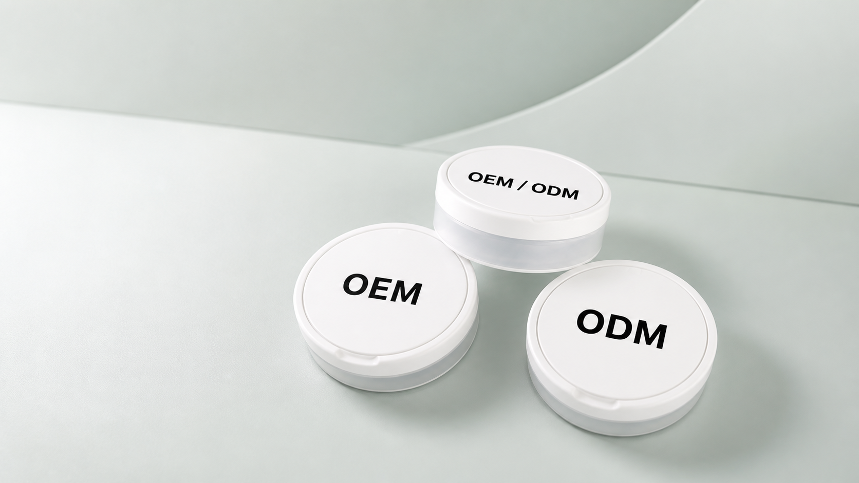 Three blank pouch cans for OEM and ODM programs